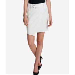 DKNY • Faux Wrap Mini Skirt